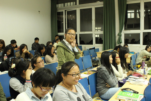 我院08级优秀毕业生鞠翔带来“经验之谈