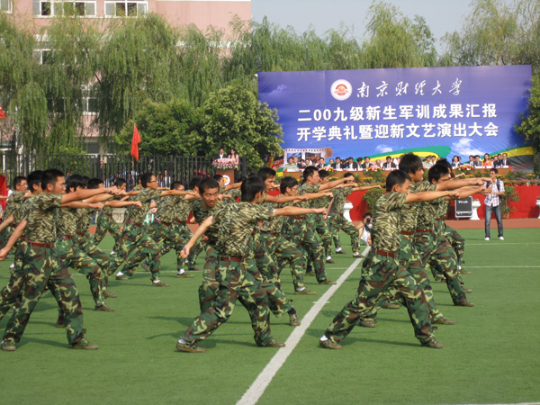新生军训——汇报演出