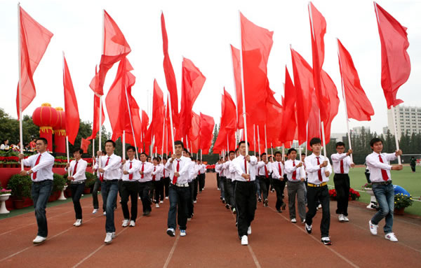 我校2011年田径运动会盛大开幕
